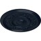 Ekena Millwork Tyrone Ceiling Medallion (Fits Canopies up to 6 3/4"), Hnd-Painted Midnight Dream, 16 1/8"OD x 3/4"P CM16TYMDF - alternate 2